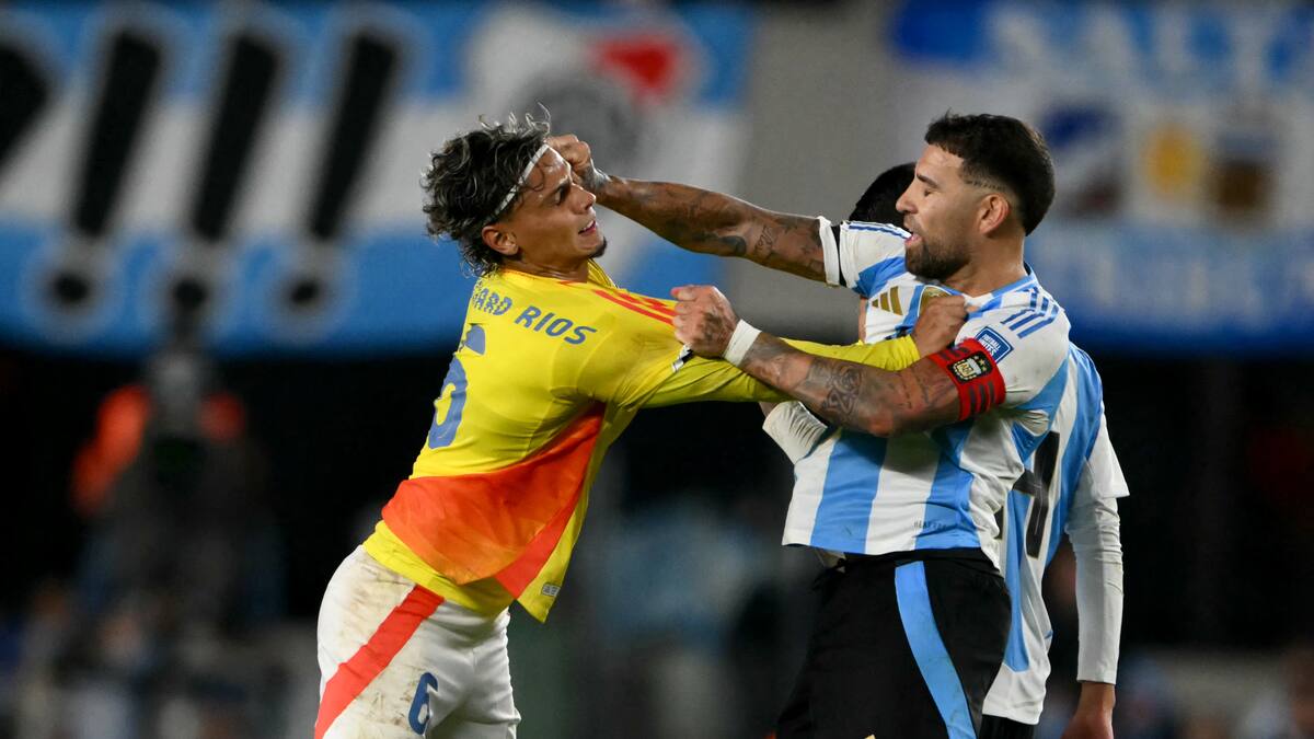 Richard Ríos se reencontrará con Otamendi, luego de insulto en Eliminatorias: “No te da para correr”