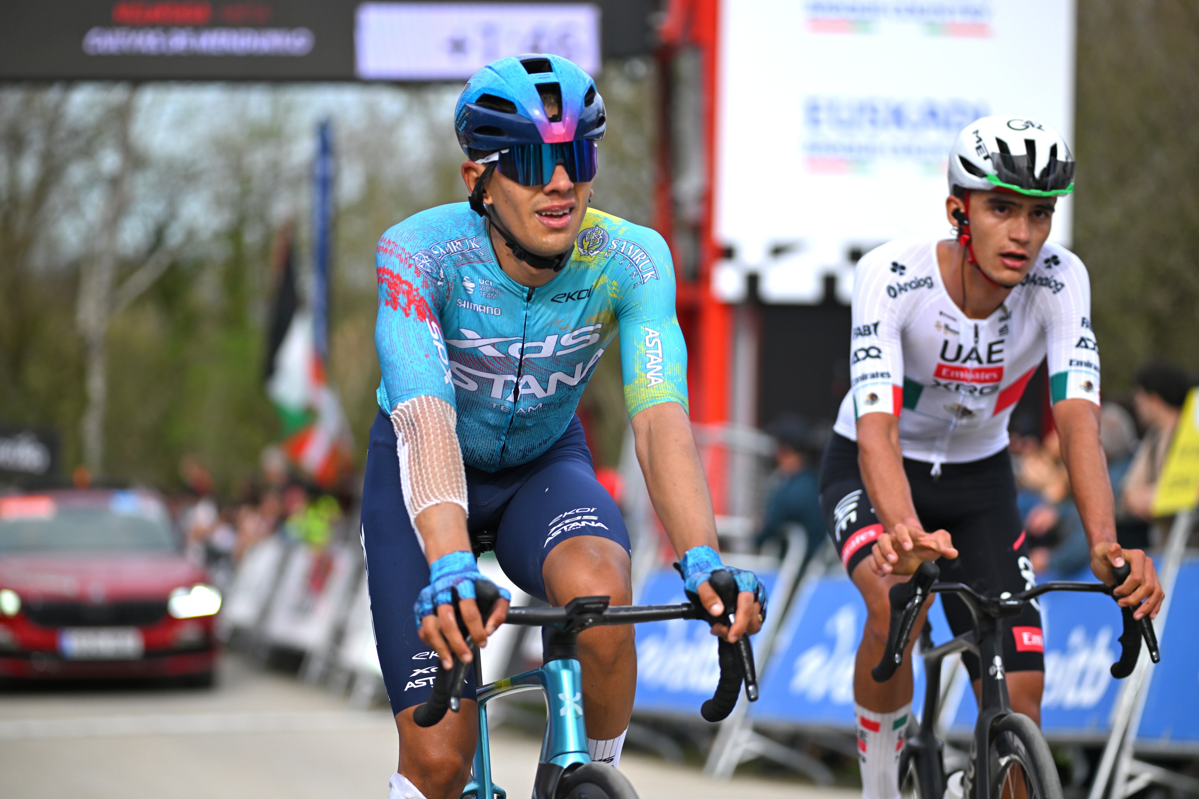 Harold Tejada, el mejor colombiano en la Vuelta al País Vasco. (Photo by Tim de Waele/Getty Images)