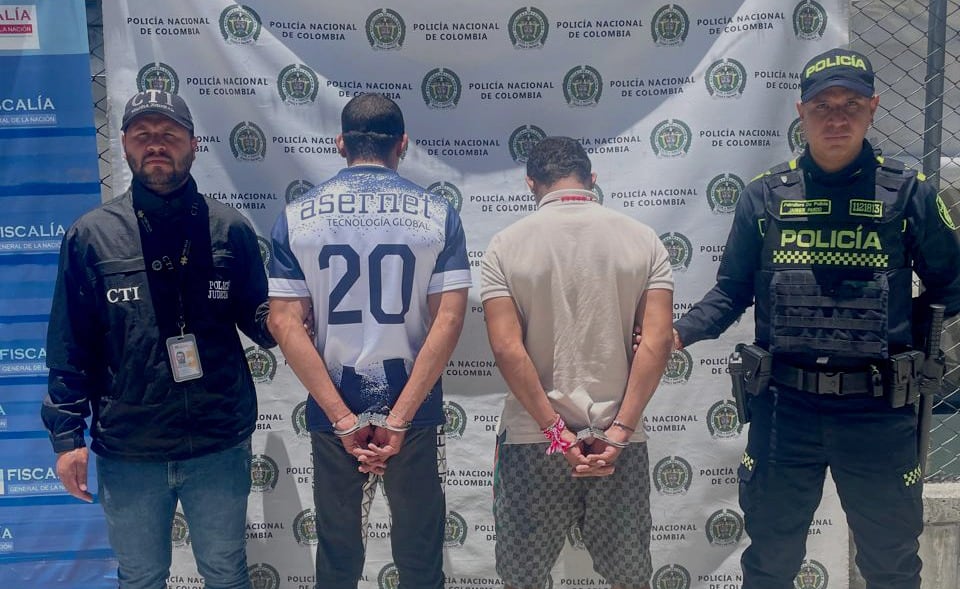 Señalados de robar y abusar sexualmente de una mujer en Guatapé- foto policía Antioquia