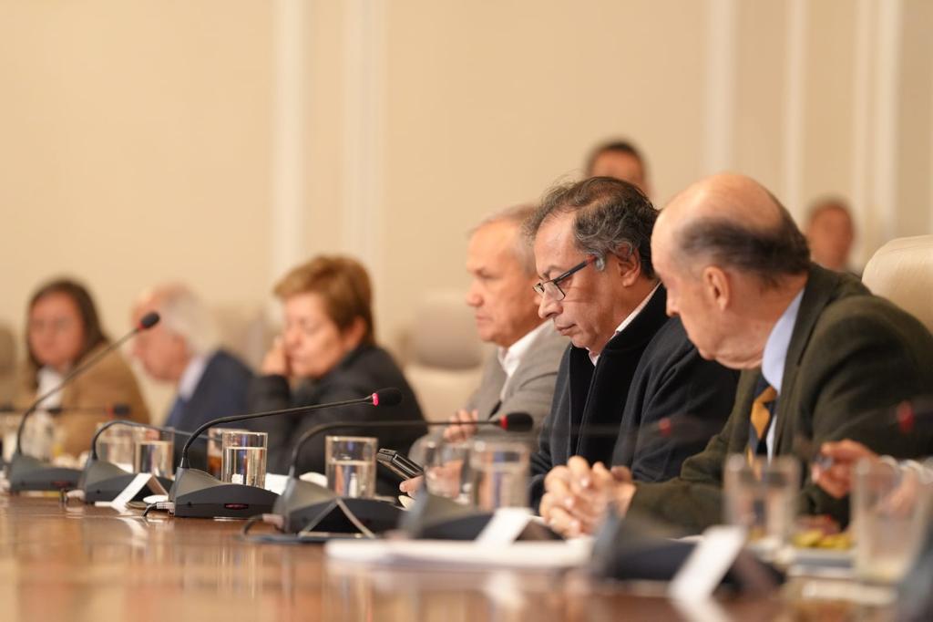 Gustavo Petro en consejo de ministros. 31 de julio de 2023. Foto: Suministrada.