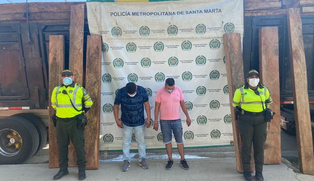 Capturados por el delito de aprovechamiento de los recursos naturales.