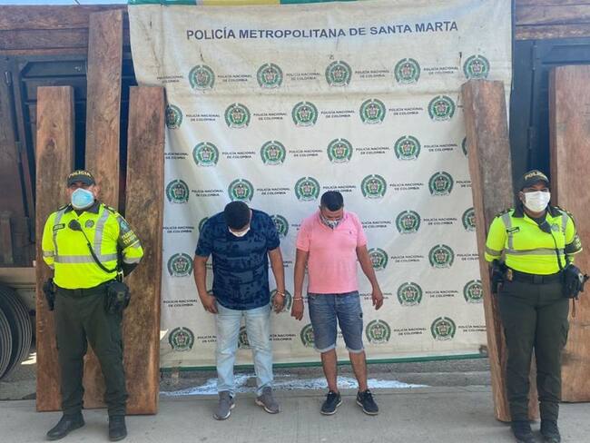 Capturados por el delito de aprovechamiento de los recursos naturales.