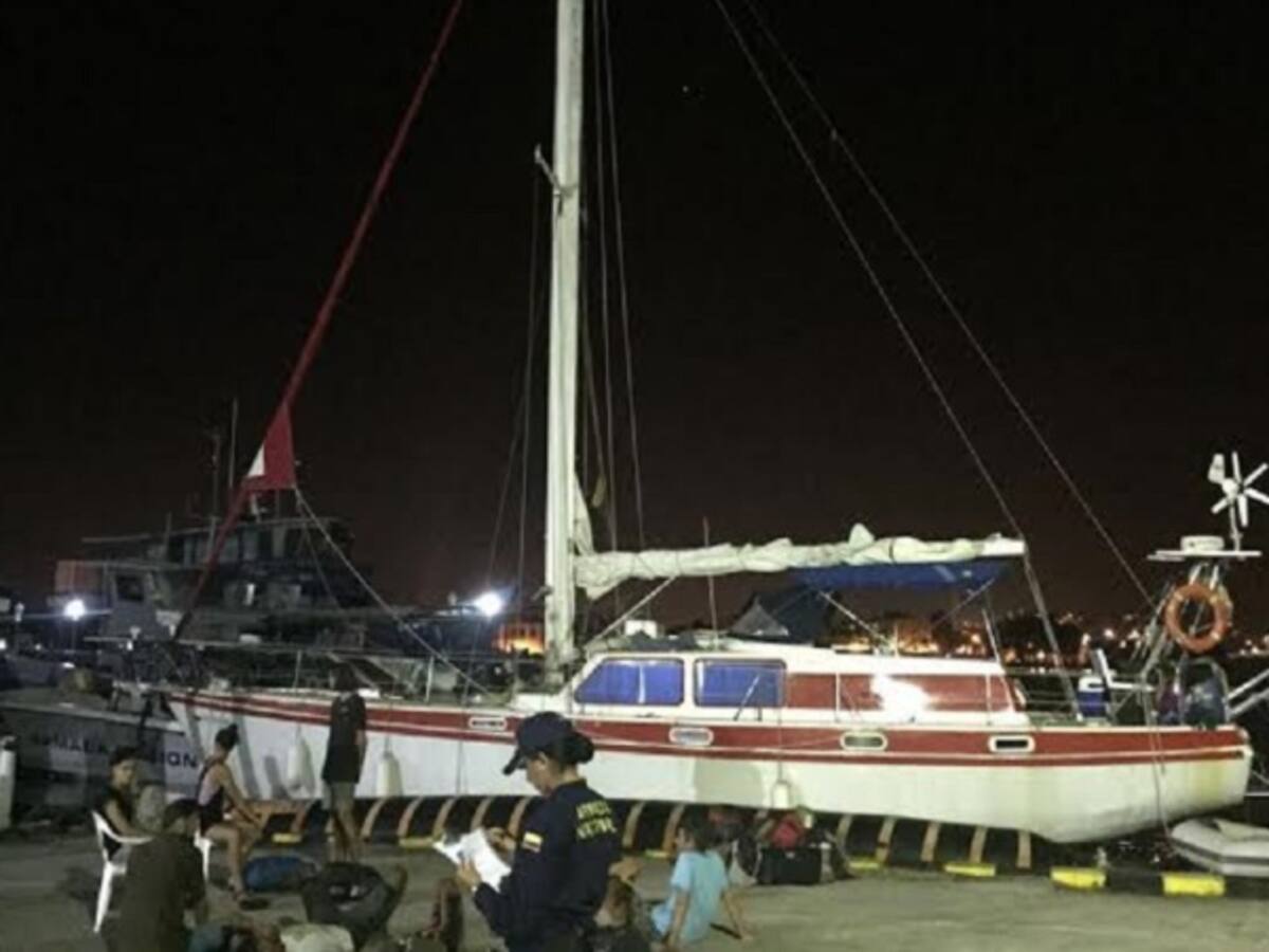 La cocaína que escondían en un velero europeo en Cartagena