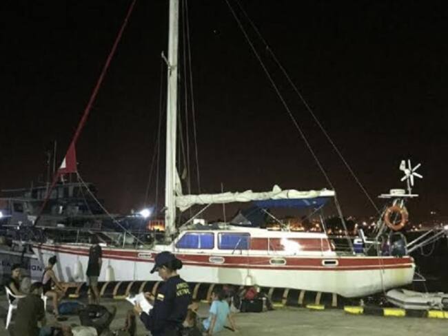 La cocaína que escondían en un velero europeo en Cartagena