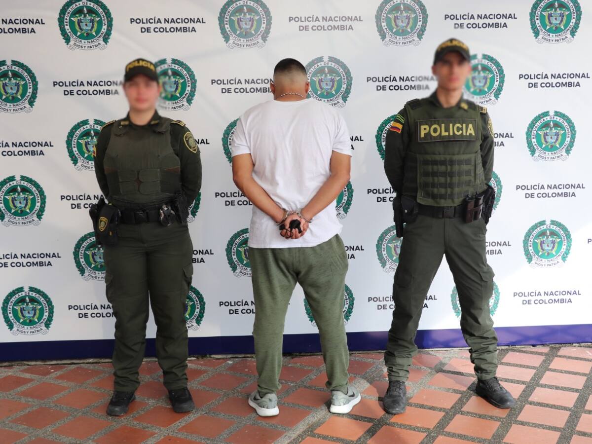 Capturan un integrante de ‘Los Flacos’ banda que delinque entre Risaralda y el Valle