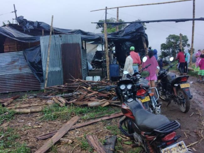40 viviendas afectadas dejaron vendavales en tres municipios del Valle