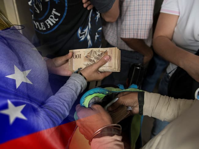 Imagen de fondo tomada de Getty Imagenes (Crédito: Anadolu / Colaborador) // Imageen de la bandera de Venezuela tomada de Getty Imagenes (Crédito: Mariano Sayno)