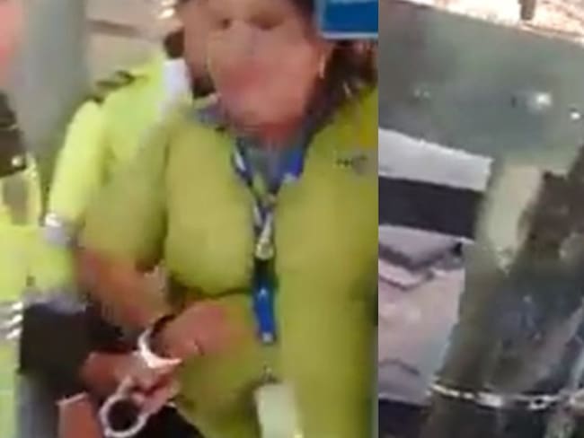 (VIDEO) Polémica por detención de taquillera de Transmilenio