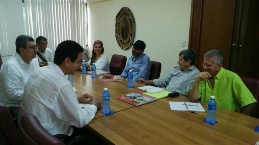 La reunión dejó como resultado el compromiso de respetar la integridad de los habitantes del Catatumbo. Foto: Gobernación de Norte de Santander