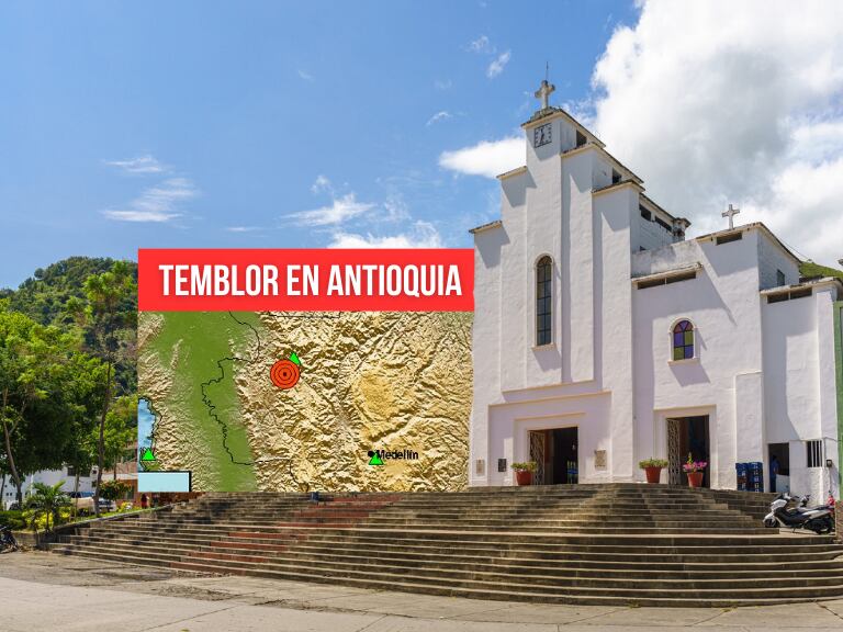 Ocho sismos ocurrieron en un municipio del Occidente de Antioquia, en menos de dos horas. (@sgcol)