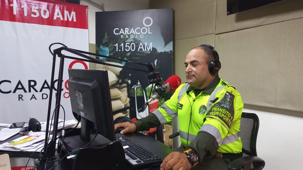 Intendente Jaime Carvajal jefe del grupo de Seguridad Vial