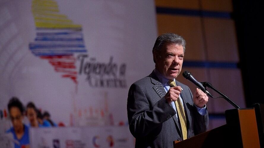 Presidente Santos lamenta salida de EE.UU del Acuerdo de París. Foto: Colprensa