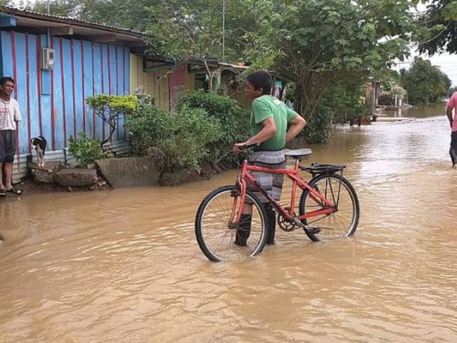 Emergencia por lluvias en Coveñas, Sucre, deja más de 250 familias damnificadas