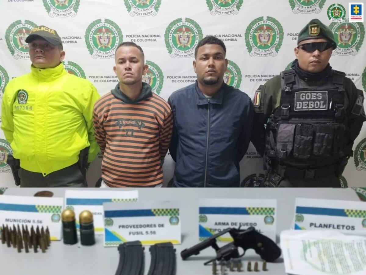 Dos presuntos miembros de las AGC fueron enviados a prisión en Cartagena