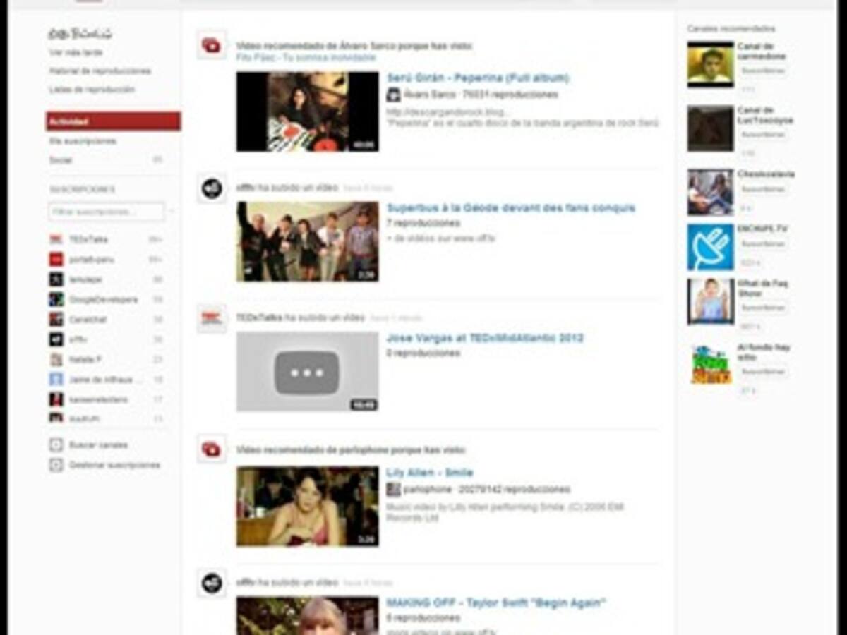 YouTube alcanza mil millones de visitas al mes