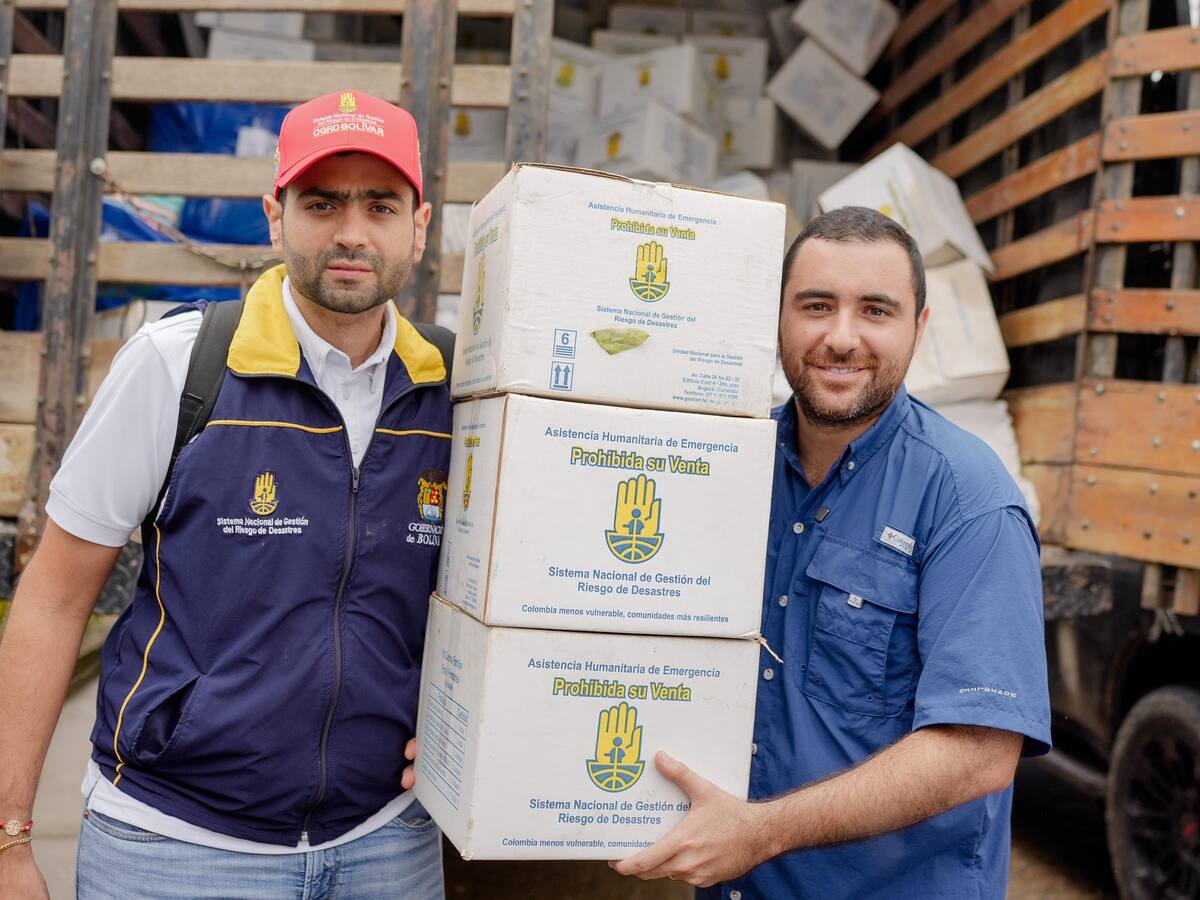 500 ayudas humanitarias fueron entregadas a familias afectadas por las lluvias en Cantagallo