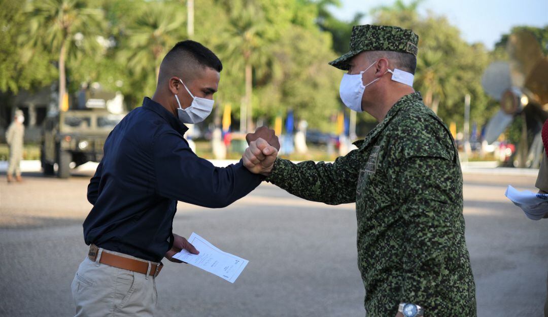 Los 26 jóvenes apoyaron en labores de seguridad