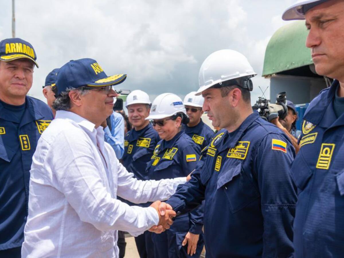 Petro pidió a la Armada y Cotecmar enfocar esfuerzos en el Galeón San José