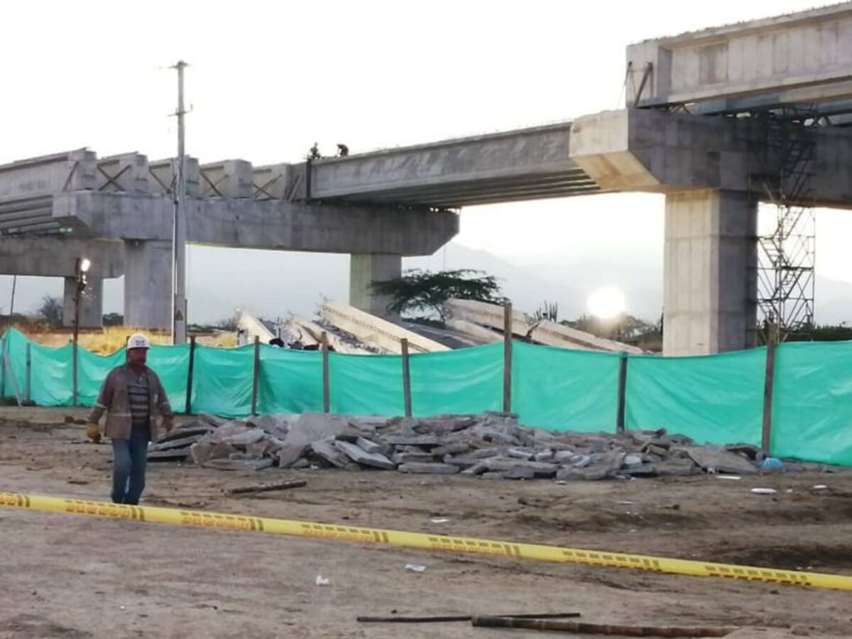 Muere el tercer obrero herido en desplome del puente en Variante de Ciénaga