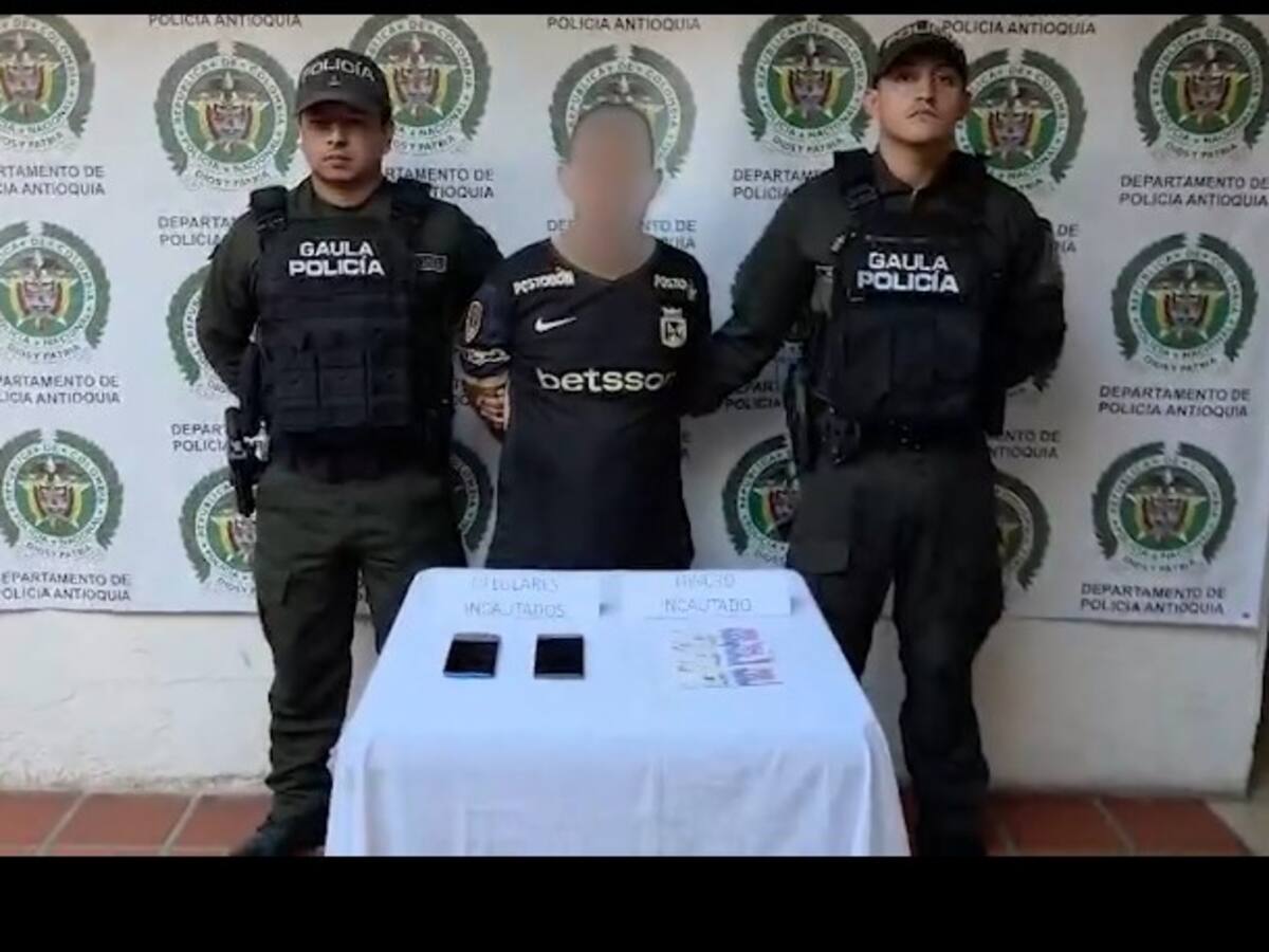 Capturan a un adulto y aprehenden a un menor por extorsión en Donmatías, Antioquia