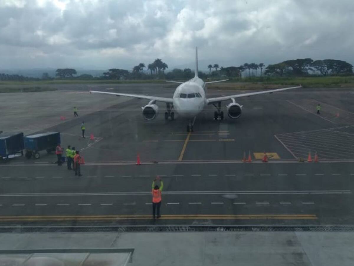 Balance positivo de operación aérea en la ruta Armenia - Panamá