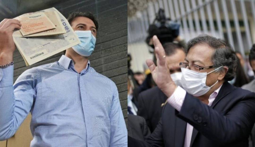 Daniel Quintero y Gustavo Petro - Colprensa 