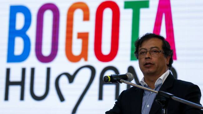 El alcalde de Bogotá, Gustavo Petro.