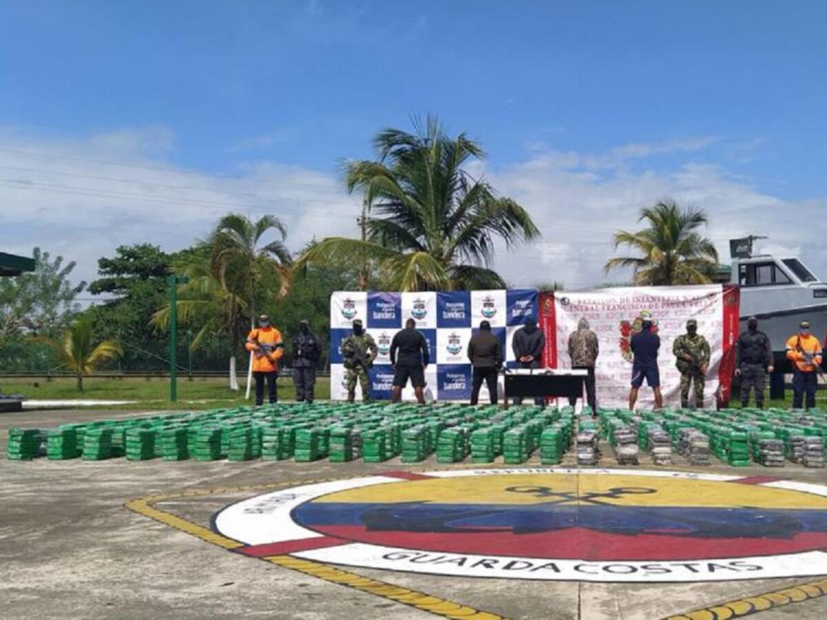 Incautan casi tres toneladas de cocaína en el Golfo de Urabá