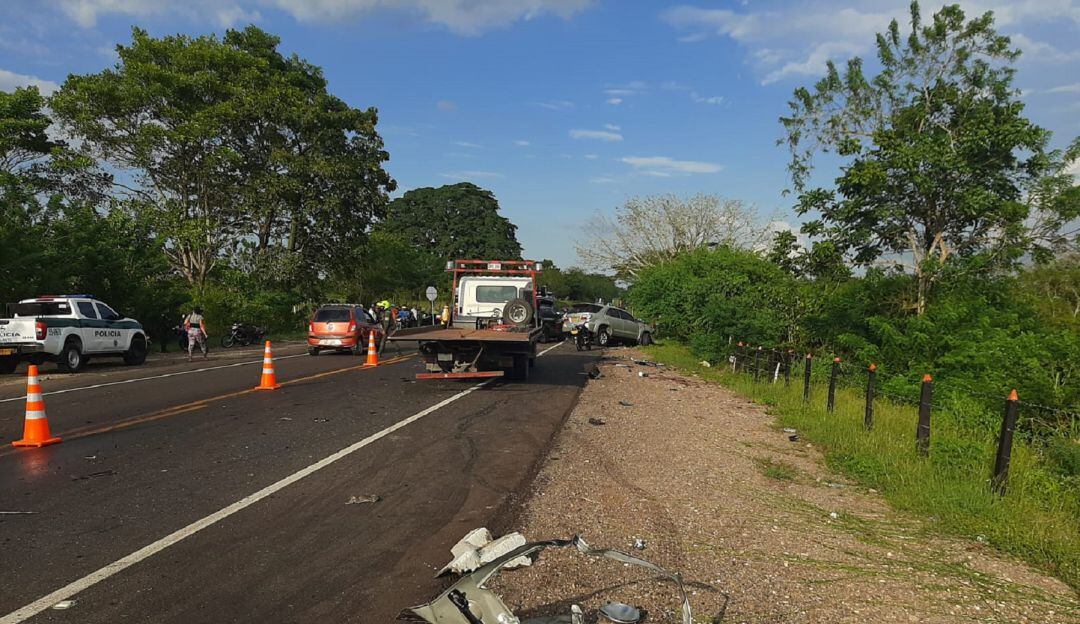Una menor muerta y dos adultos heridos deja accidente en carretera de Sucre