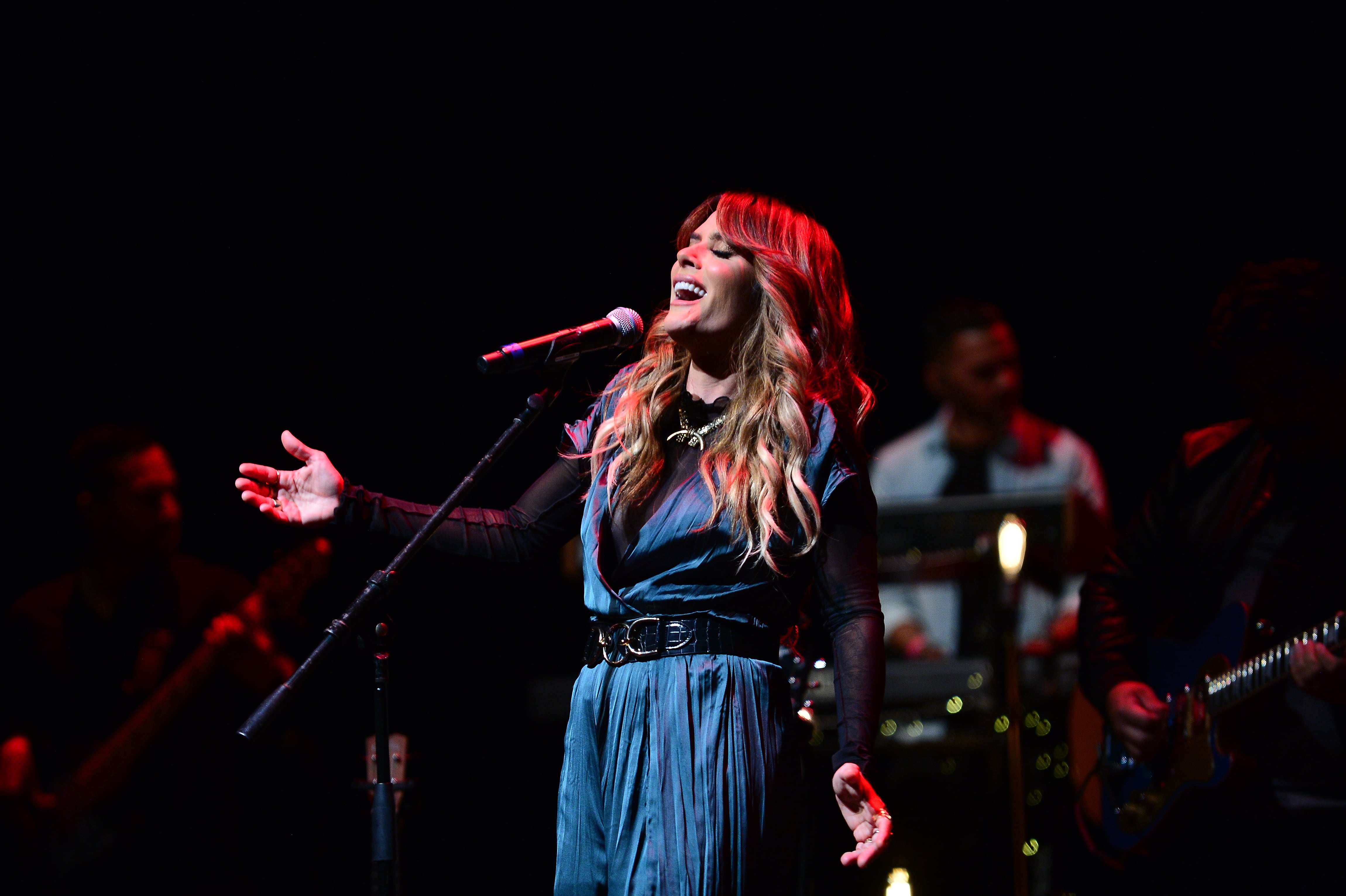 MIAMI BEACH, FL - SEPTEMBER 12:  Kany Garcia performs live on stage at Fillmore Miami Beach at Jackie Gleason Theater on September 12, 2021 in Miami Beach, Florida.  (Photo by Johnny Louis/Getty Images)
