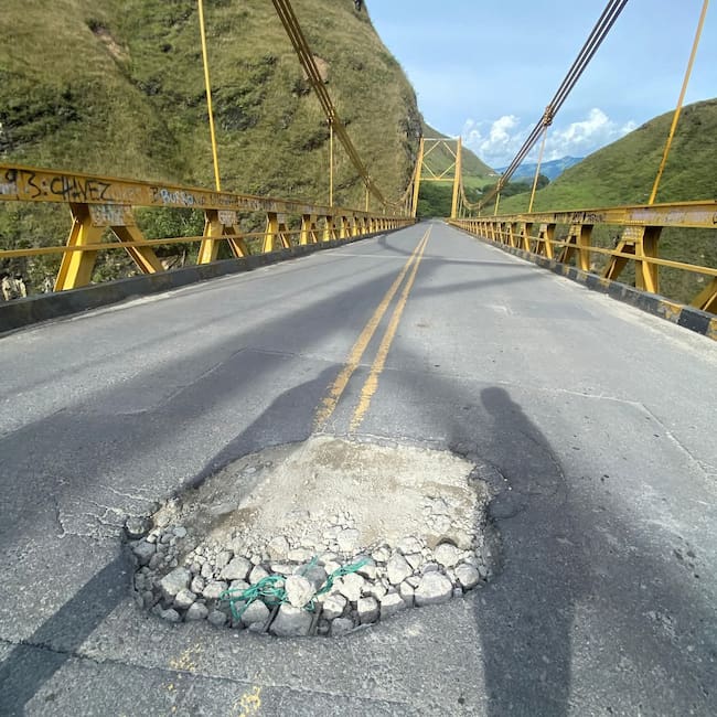 Via Pasto - Higuerones (Antigua vía al norte de Nariño) | Foto: Cortesía