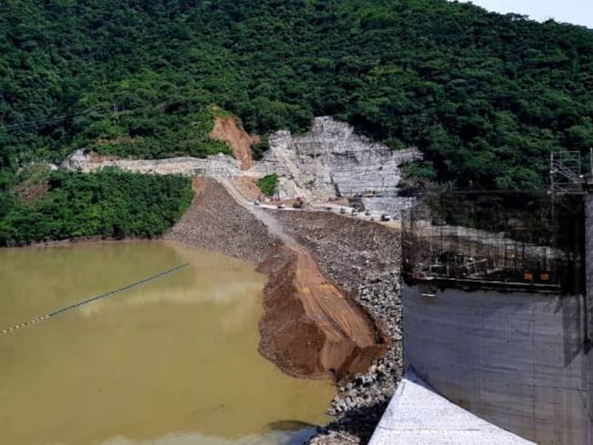 Presa de Hidroituango alcanza la cota 415