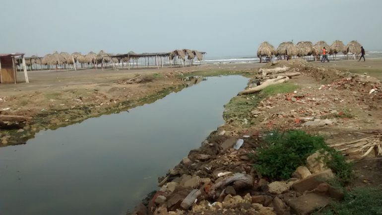 Uno de los arroyos con problemas de contaminación en Pradomar