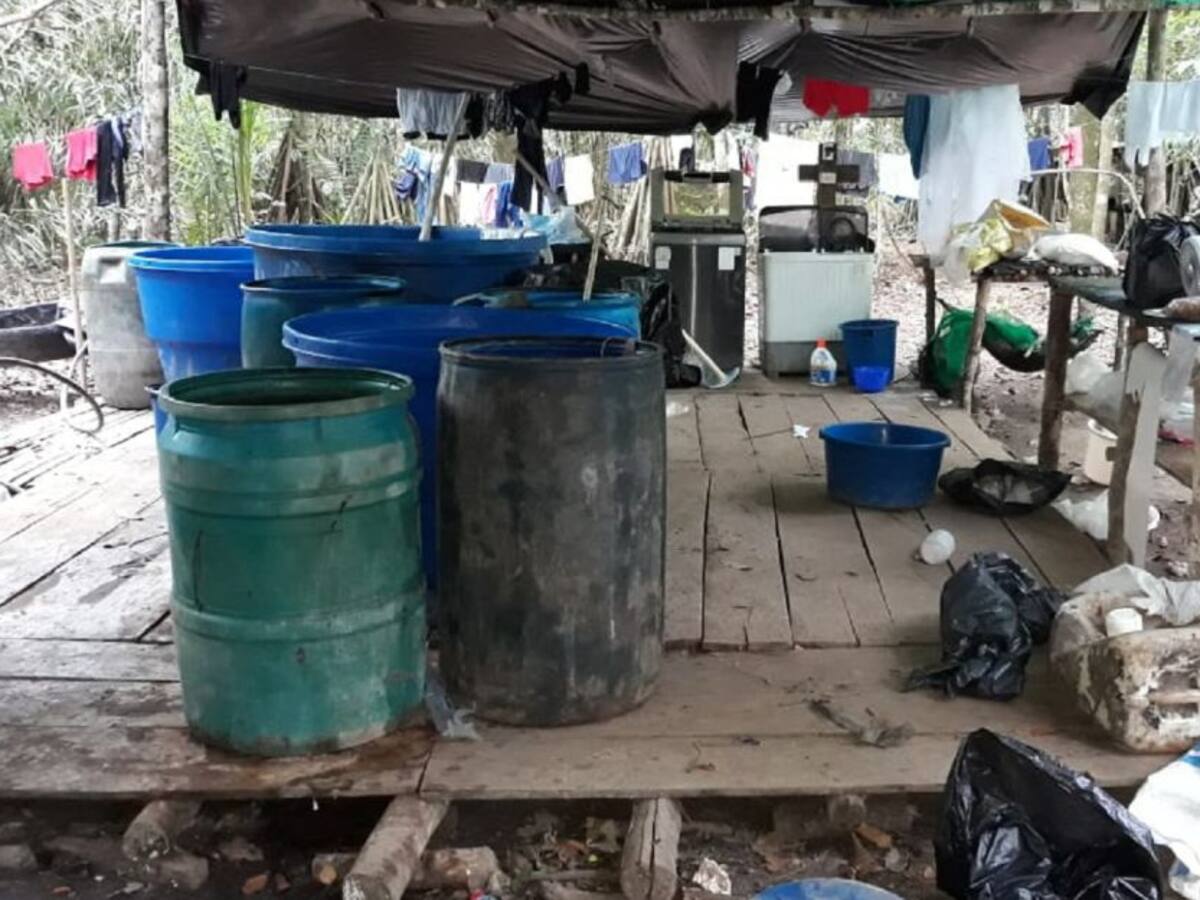 Destruyeron un laboratorio de cocaína en Simití, Bolívar