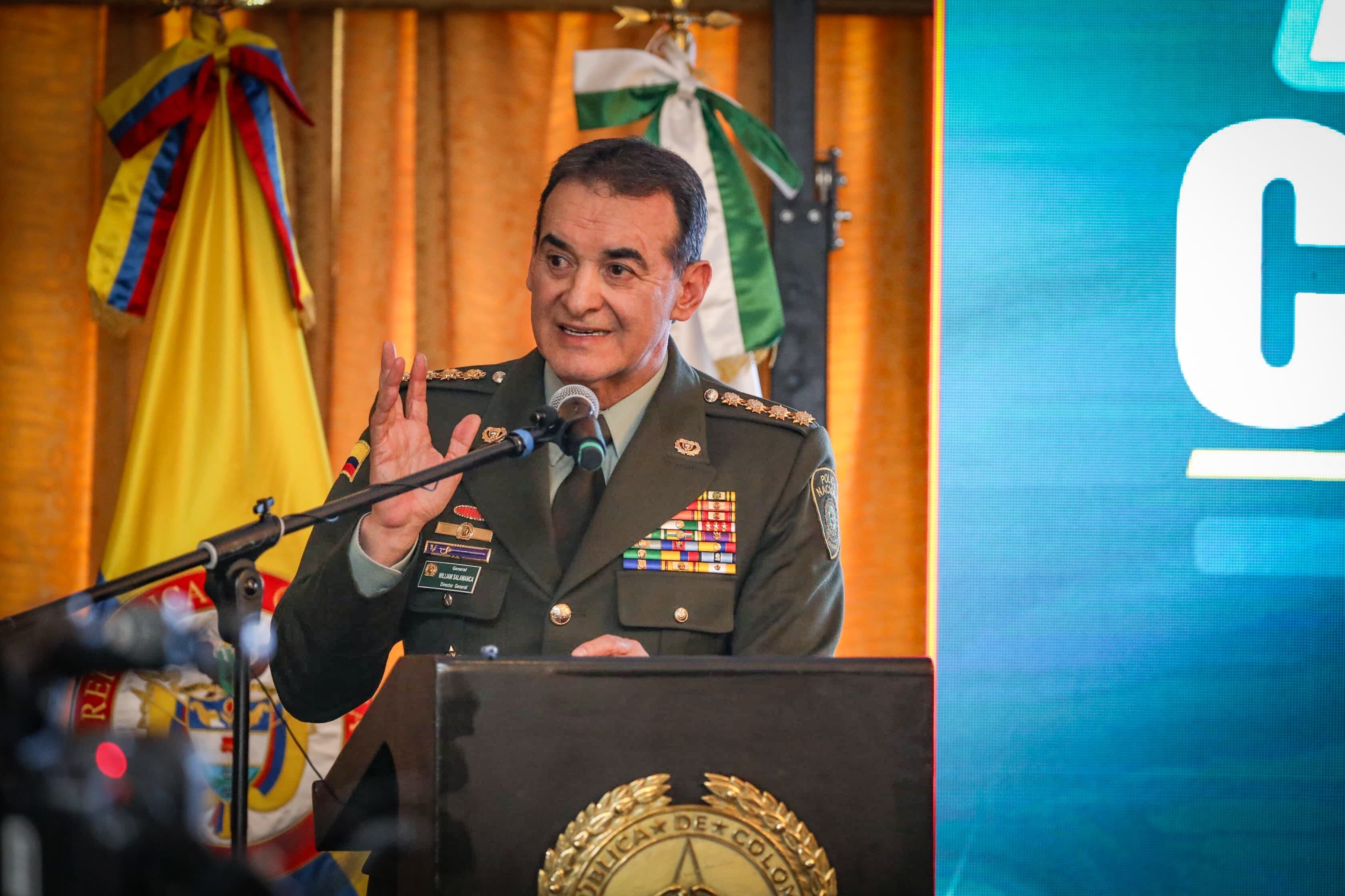 Director de la Policía, general William Salamanca.