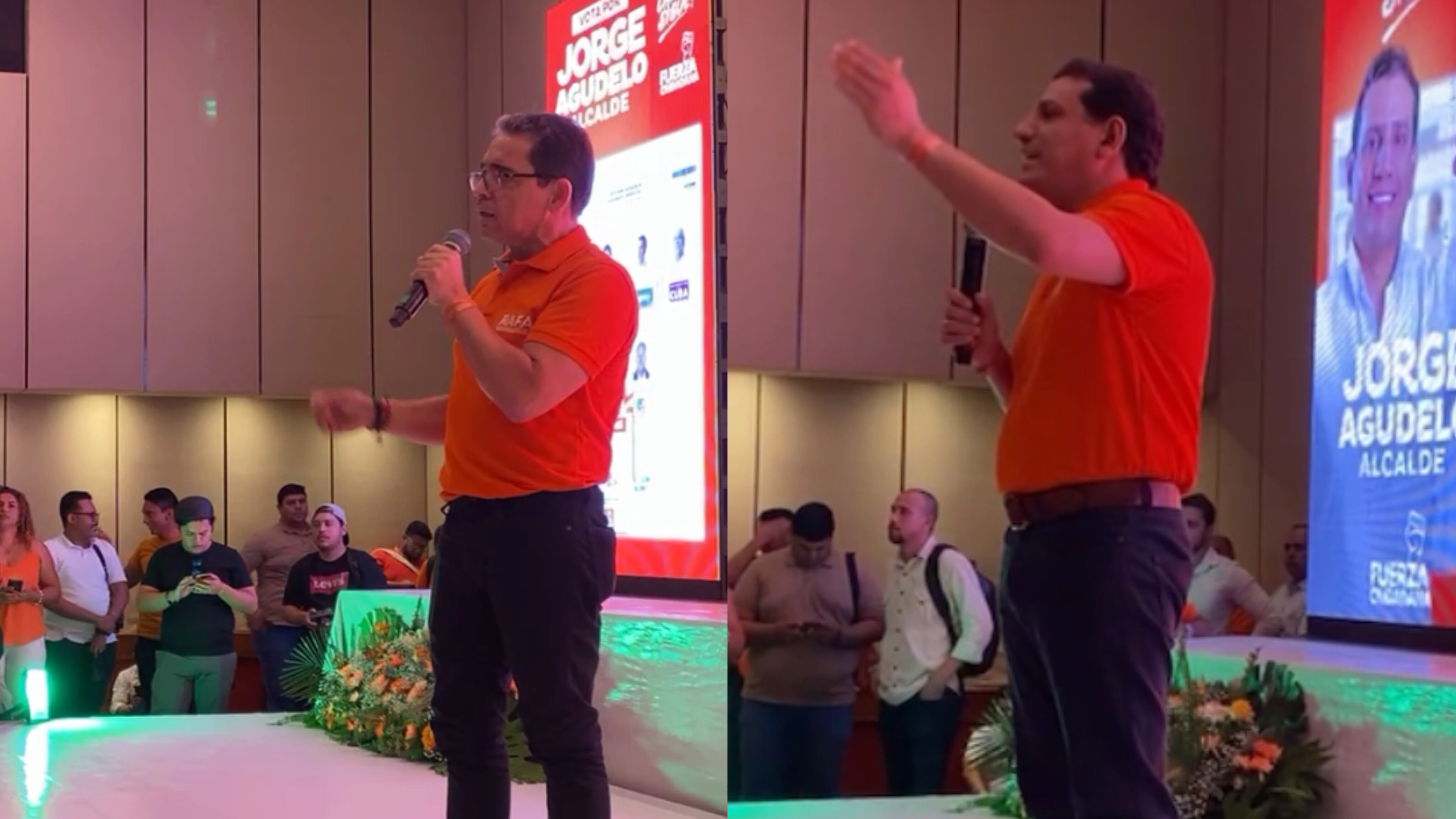 Rafael Martínez y Jorge Agudelo . Caracol Radio