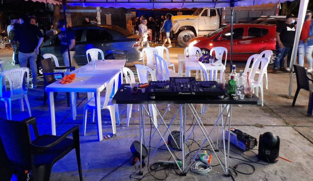 La fiesta se desarrollaba en una vivienda de Ciudad Jardín.