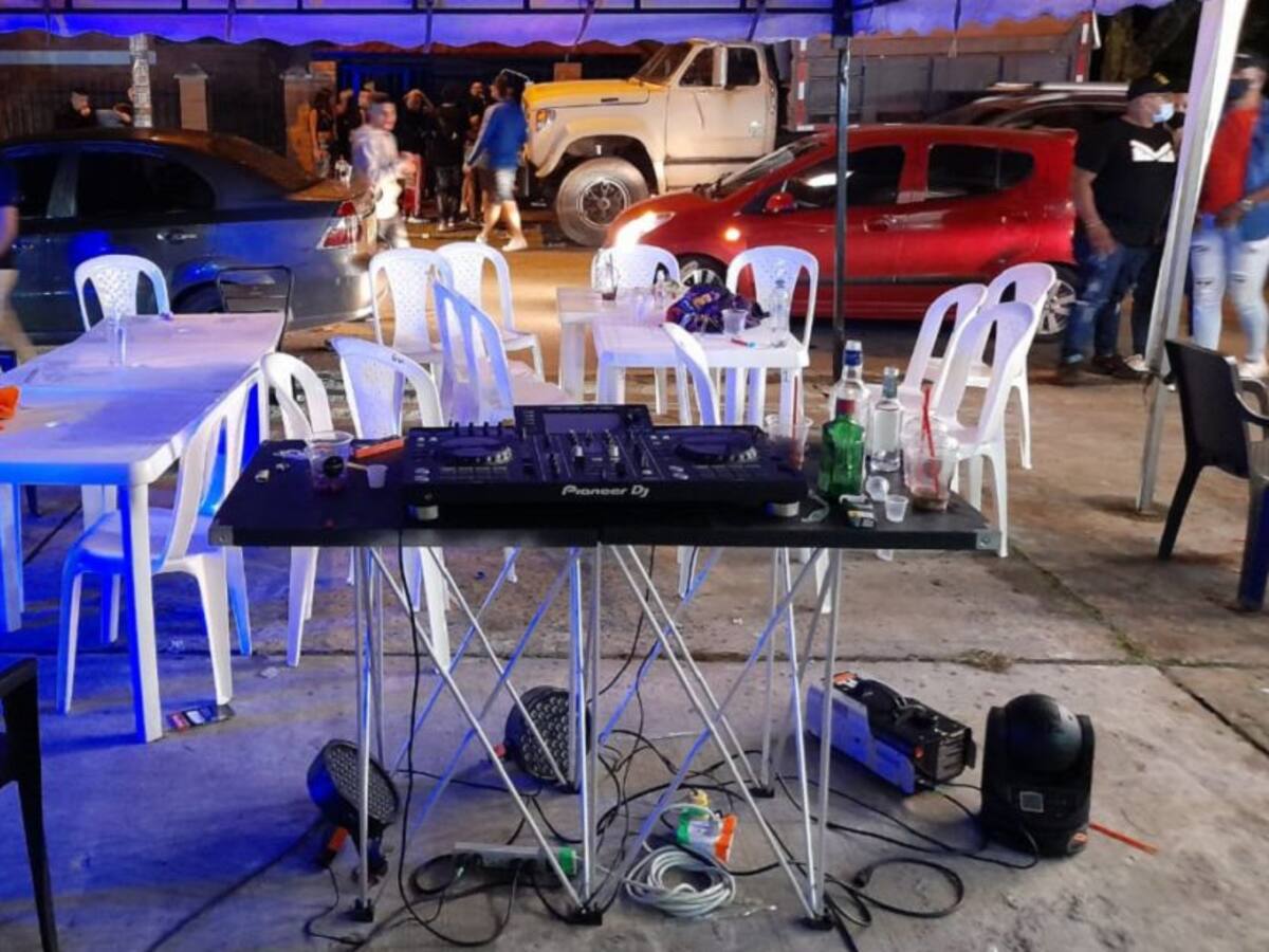 Intervienen fiesta en el sur de Cali con mas de 100 personas