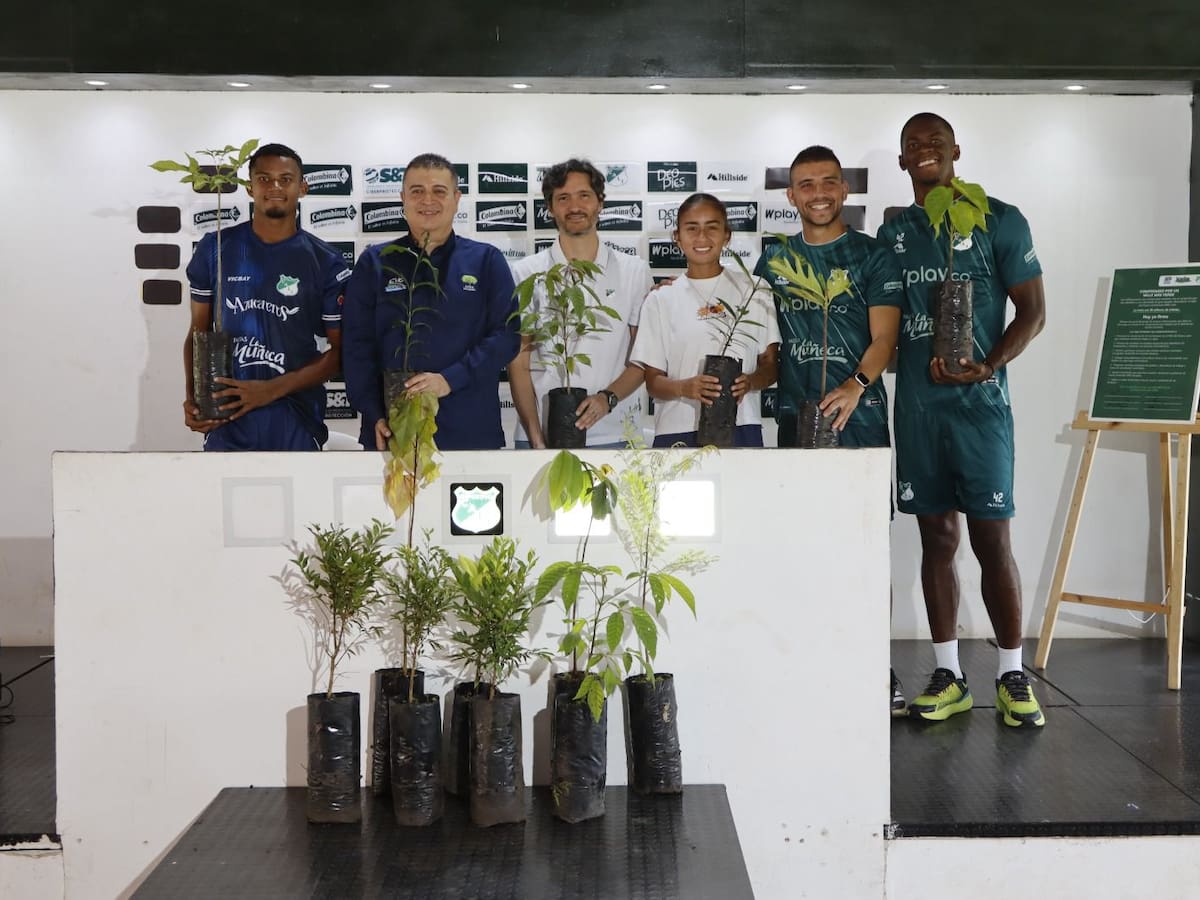 El Deportivo Cali sembró 50 árboles y se suma a iniciativa ambiental de la CVC