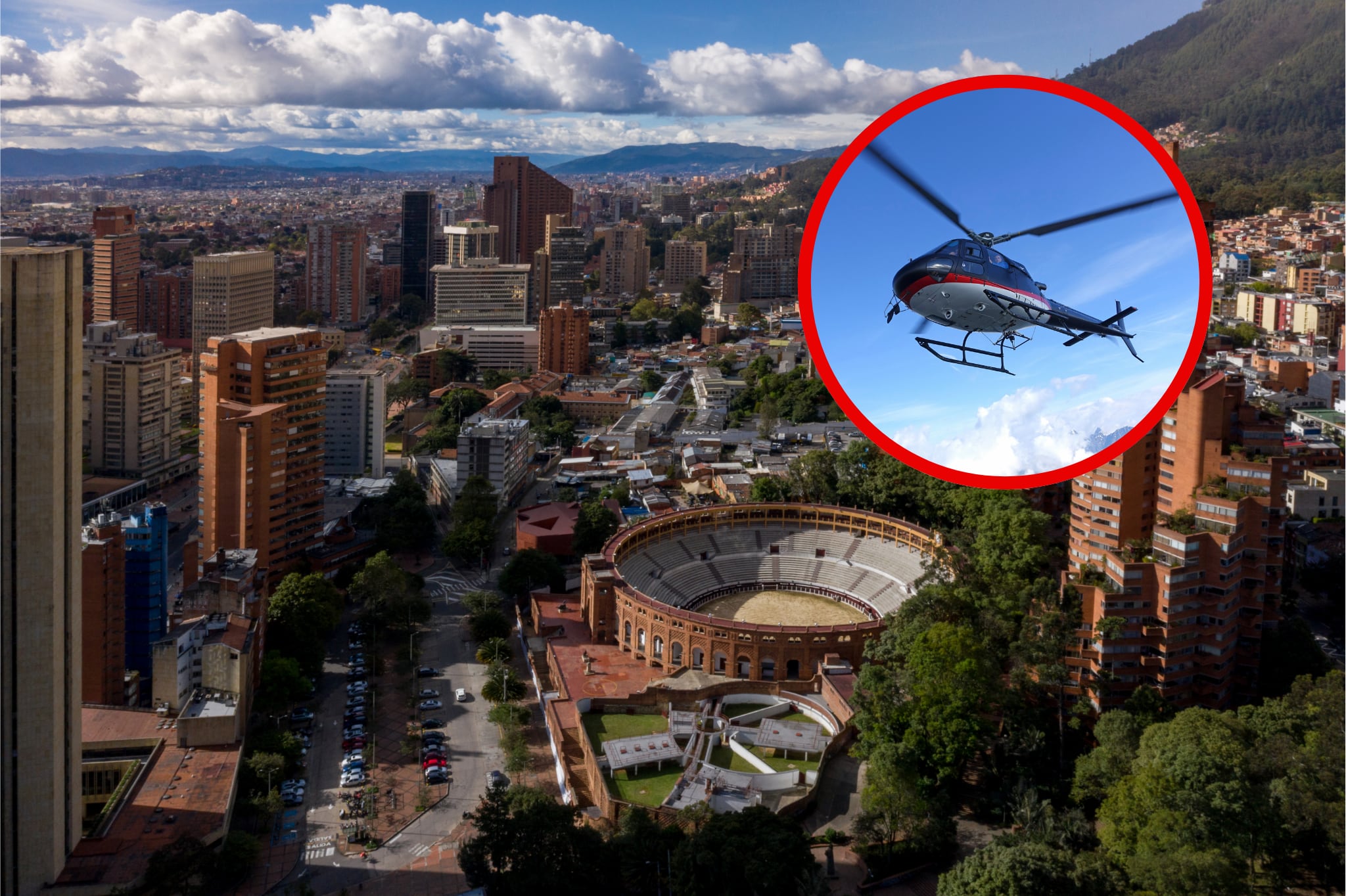 Conozca los planes de vuelos en helicóptero Bogotá. Fotos Getty Images