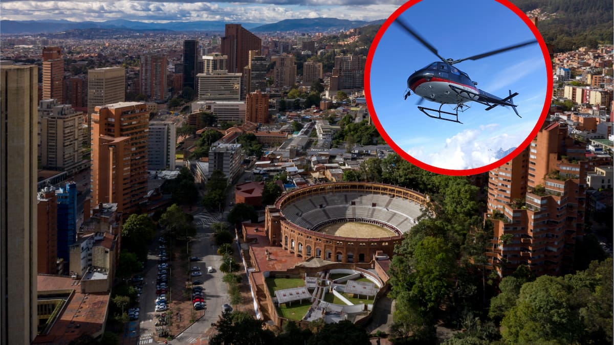 ¿Cuánto vale un paseo en helicóptero en Bogotá en 2026? Duración del recorrido y más