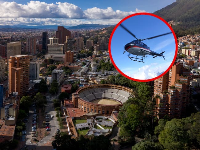 Conozca los planes de vuelos en helicóptero Bogotá. Fotos Getty Images