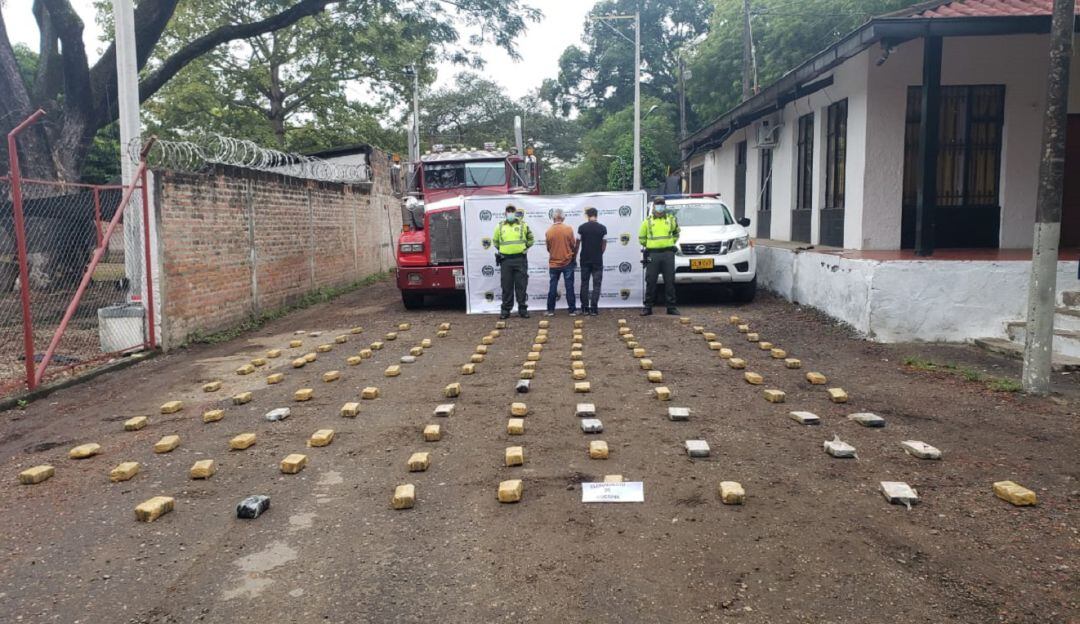 Sustancia estupefaciente incautada