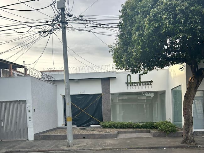 Ataque con granada a establecimiento comercial en Cúcuta / Foto: Cortesía