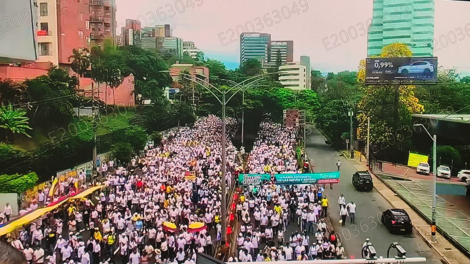 Marchas Medellín- foto alcaldía
