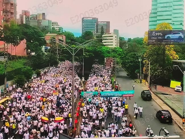 Marchas Medellín- foto alcaldía