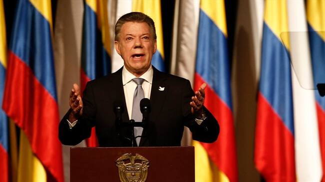 Juan Manuel Santos, Presidente de la República.. Foto: Colprensa