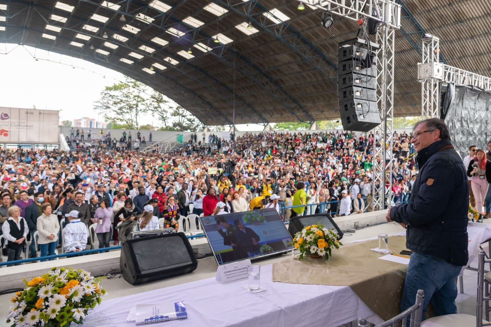 Asojuntas reunión con presidencia / Foto: Carlos Sánchez, presidente Asojuntas Tuta.