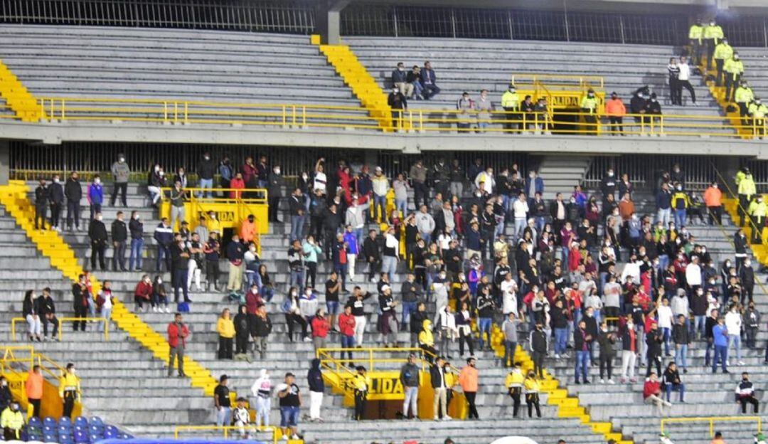Hinchas de Atlético Nacional adentro de El Campín pese a sanción