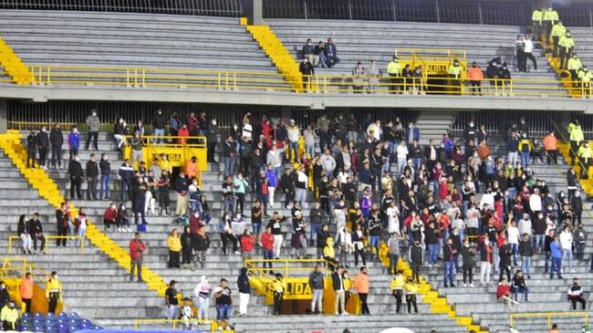 Hinchas de Atlético Nacional adentro de El Campín pese a sanción